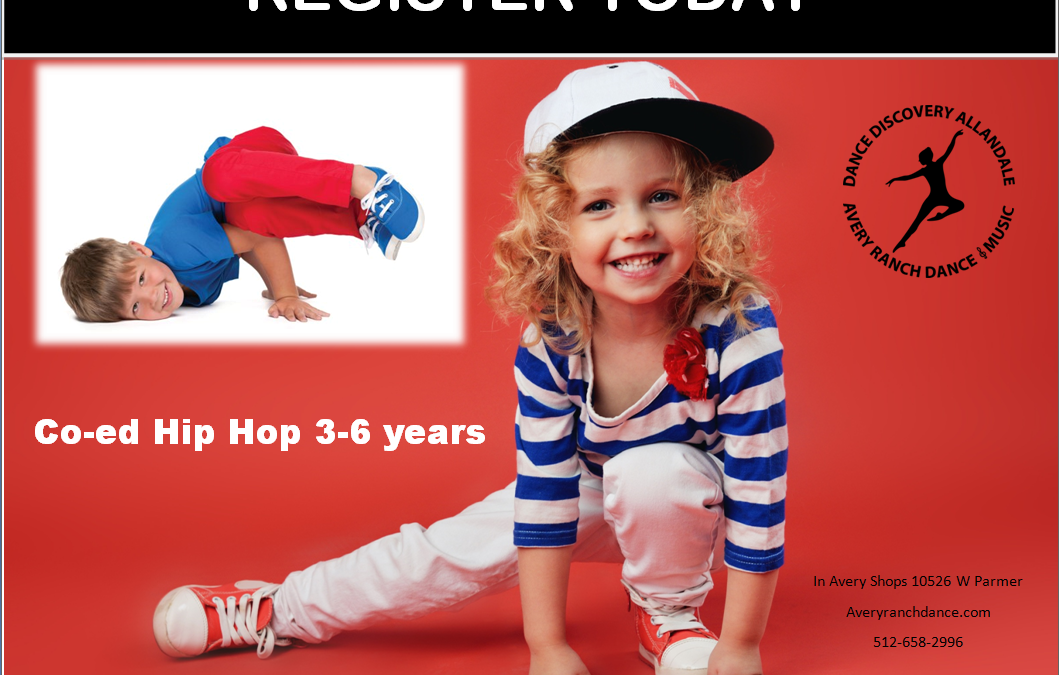 Co-ed Hip Hop for 3-6 yr olds