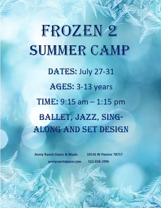 Frozen 2 Summer Dance Camp